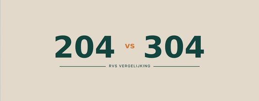 204 of 304 RVS: wat is het verschil en is 204 net zo goed?