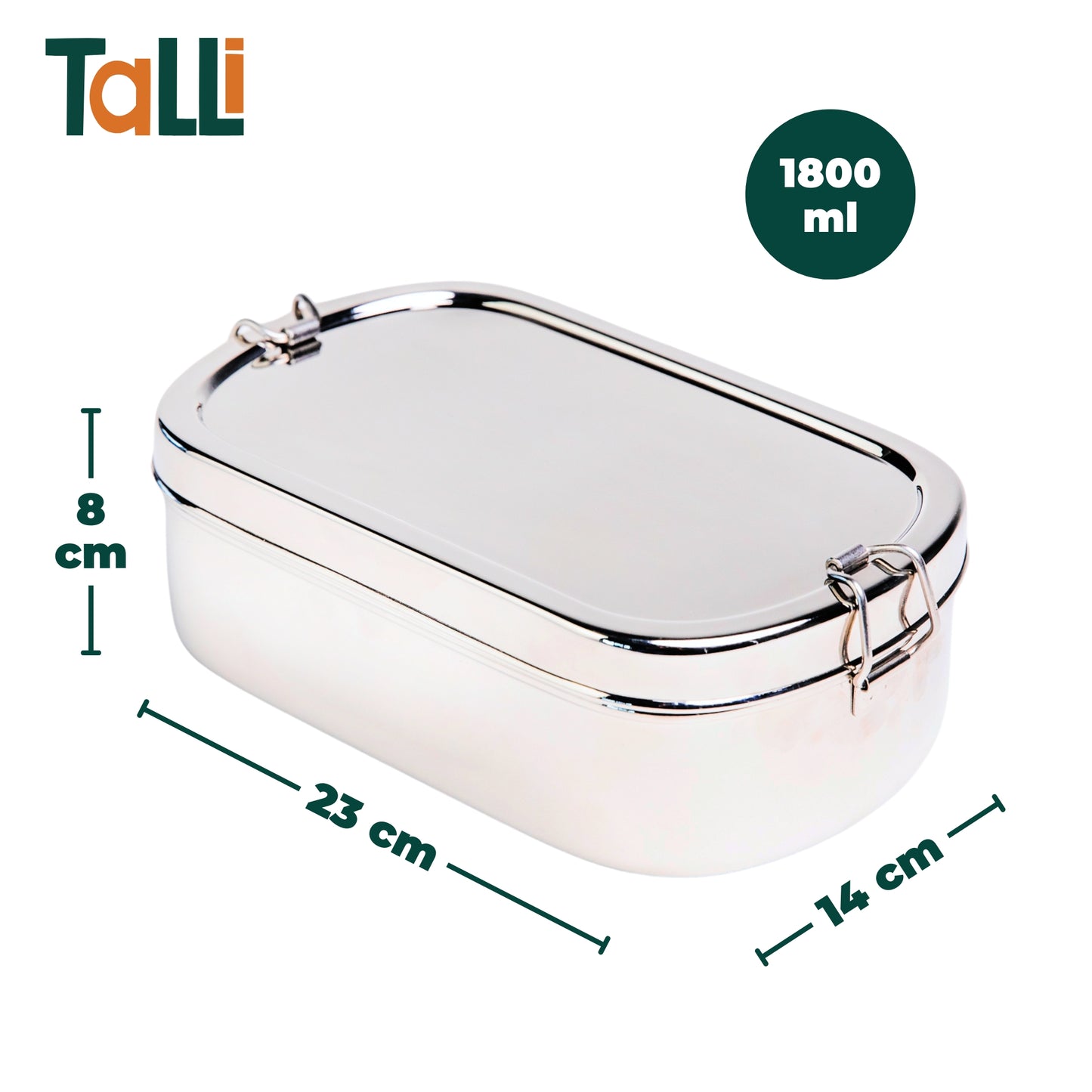 Edelstahl Lunchbox XL