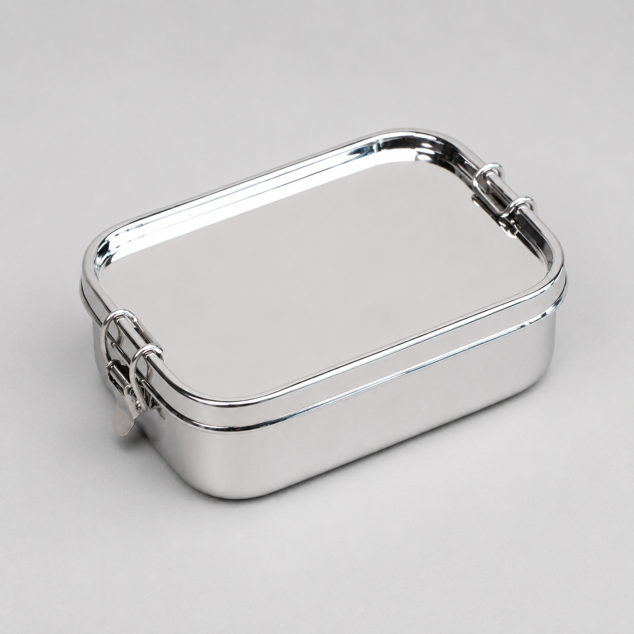 Edelstahl-Lunchbox, auslaufsicher, groß (+Trennwand)