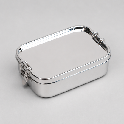 Edelstahl-Lunchbox, auslaufsicher, groß (+Trennwand)