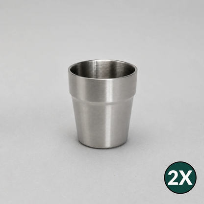 Edelstahl-Kinderbecher 260 ml (2er-Set)