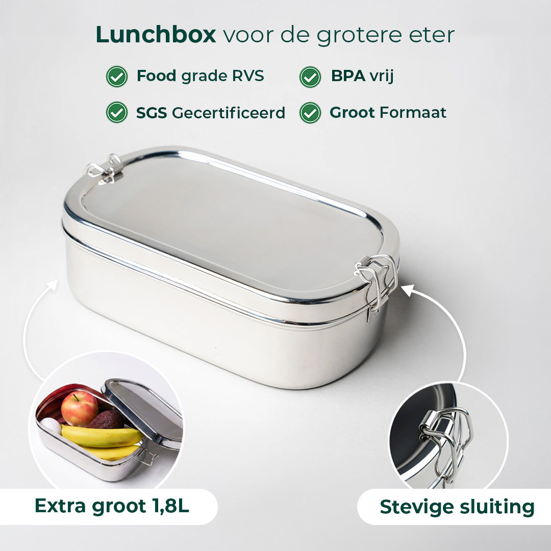 Edelstahl Lunchbox XL