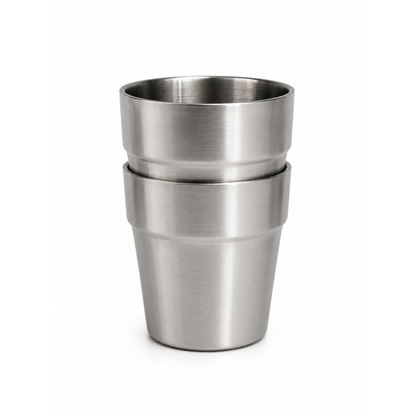 Edelstahl-Kinderbecher 260 ml (2er-Set)