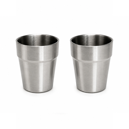 Edelstahl-Kinderbecher 260 ml (2er-Set)