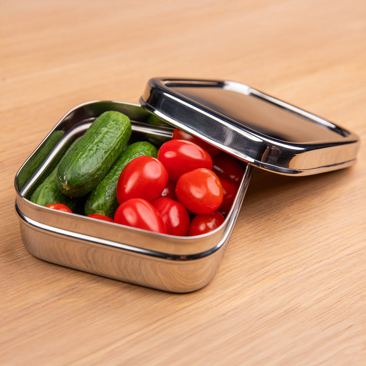 Edelstahl-Snackdosen im 2er-Set – Luxe